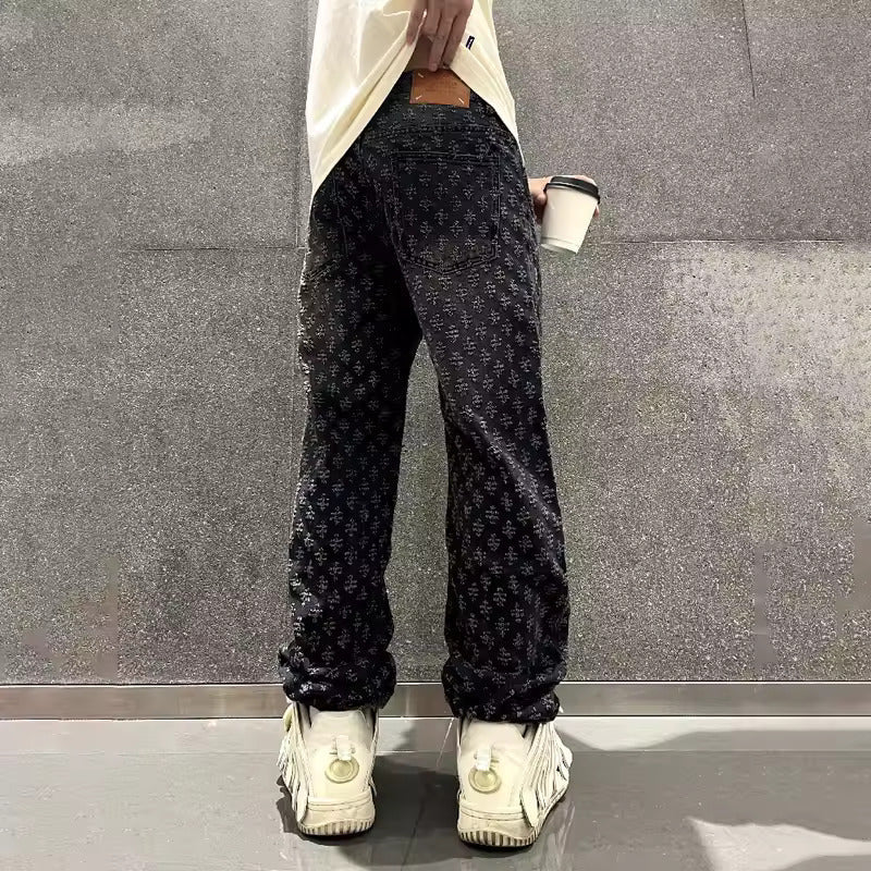 Blugi Denim Jacquard