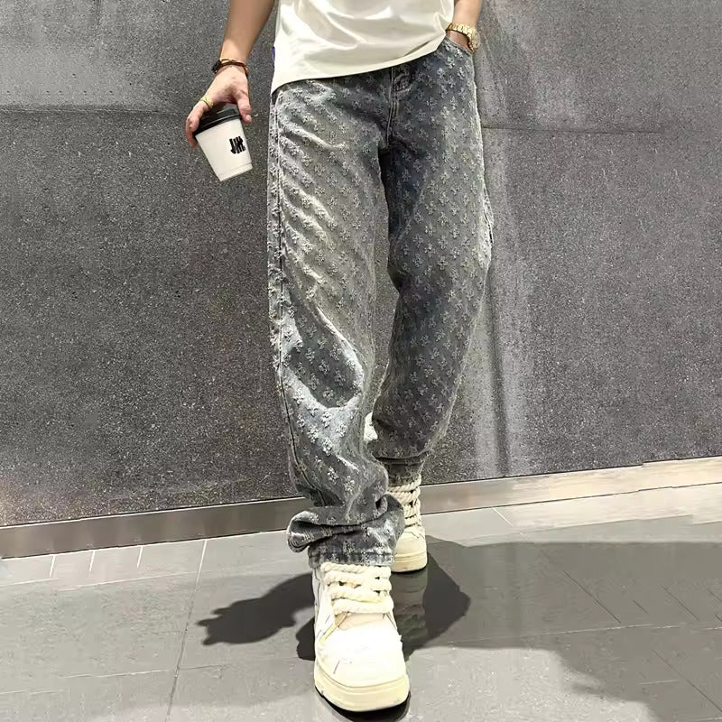 Blugi Denim Jacquard