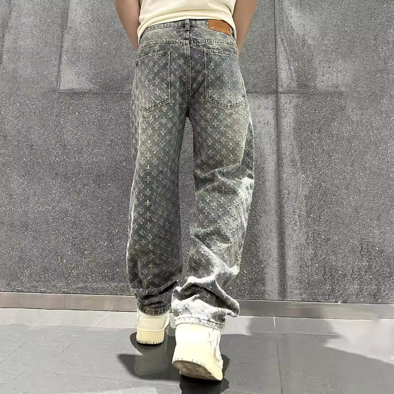 Blugi Denim Jacquard